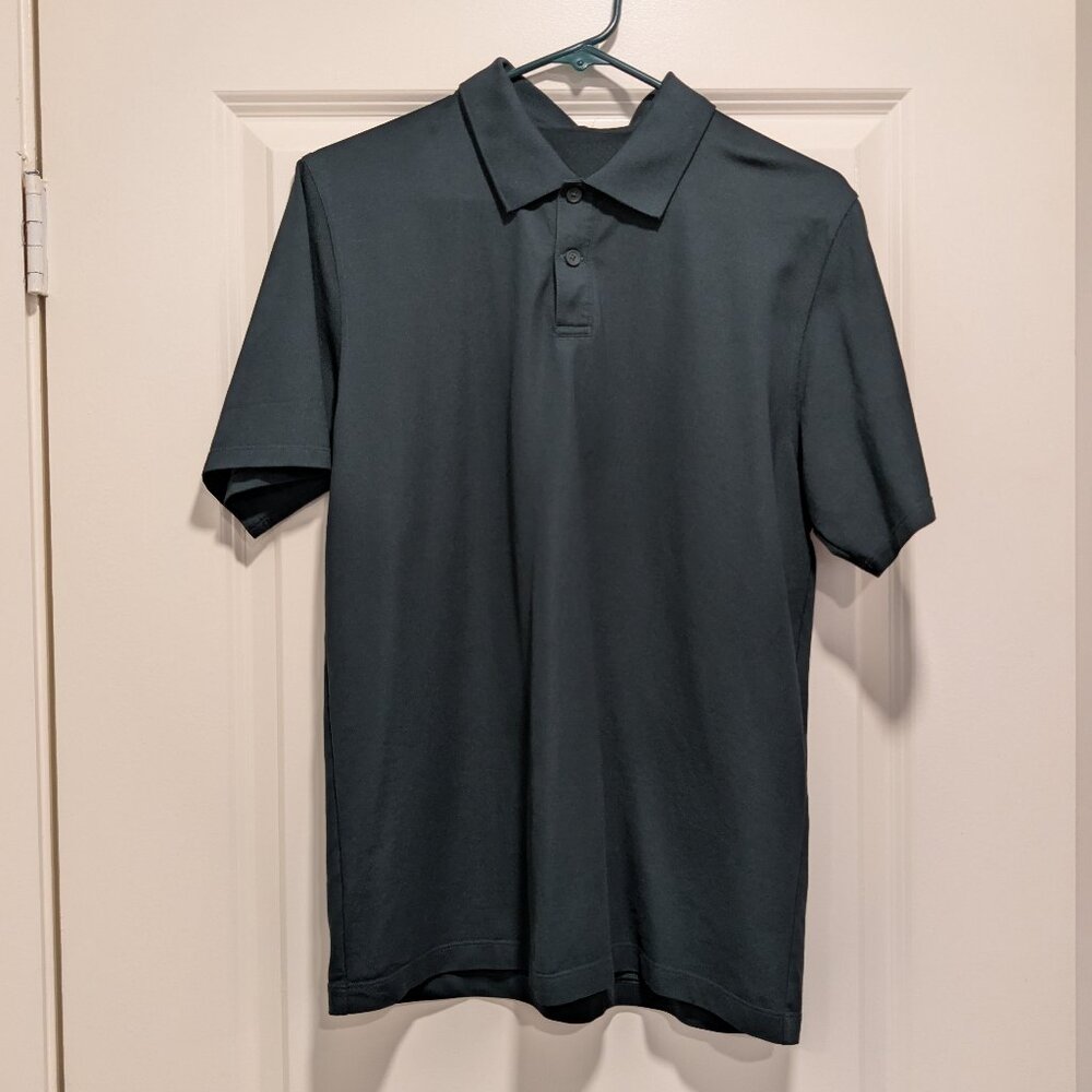 Lululemon Evolution Pique Polo Classic Fit Green Medium M